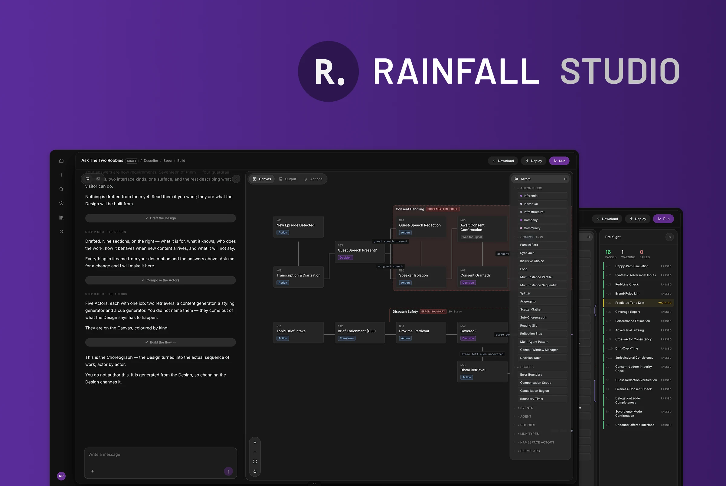 Rainfall Studio project preview